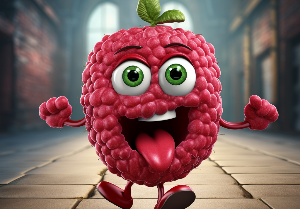  Dancing Raspberry with Crazy Eyes 500 Piece Puzzle