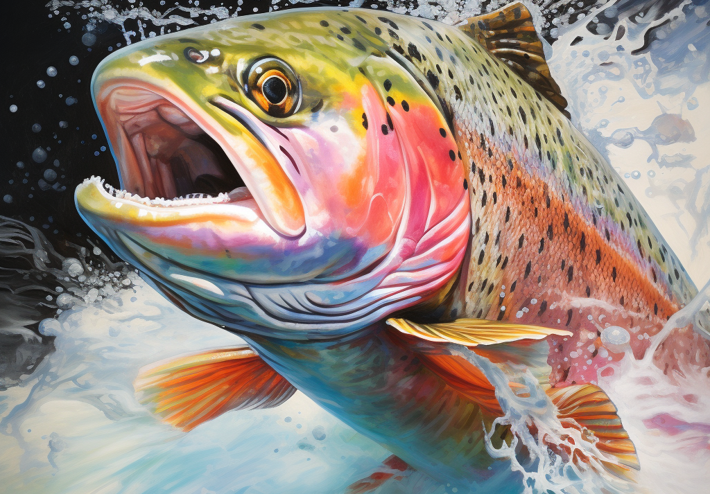  Rainbow Trout 500 Piece Puzzle