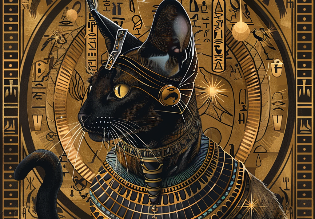  Egyptian Cat Art 500 Piece Puzzle