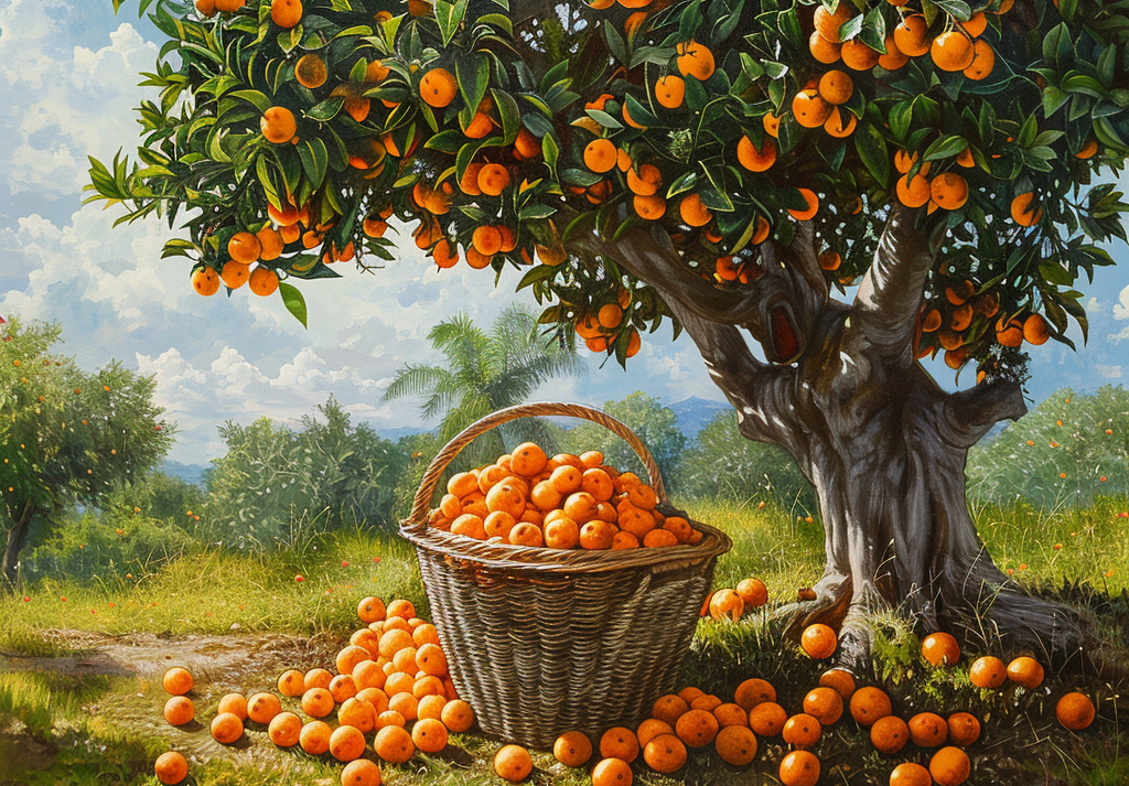  Orange Tree in Florida 500 Piece Puzzle