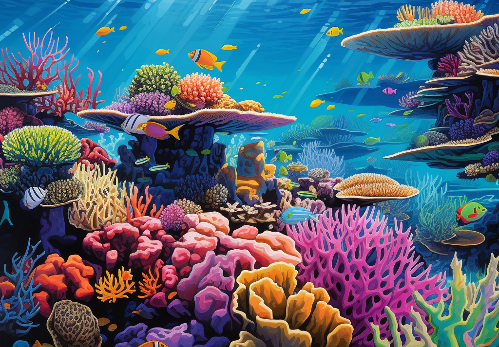  Great Barrier Reef Scenery 500 Piece Puzzle